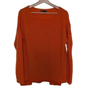 Vince 100% Cashmere Orange Sweater